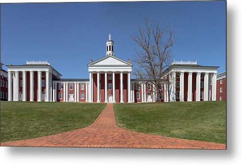 Washington And Lee University Metal Print featuring the photograph The Colonnade - Washington and Lee University by Susan Rissi Tregoning