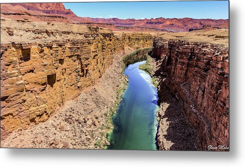 Colorado River Metal Print featuring the photograph The Colorado river by GLENN Mohs