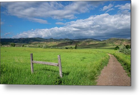 Nature Areas Metal Print featuring the photograph The Trail Begins by Monte Stevens