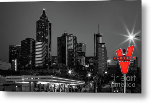 Atlanta Metal Print featuring the photograph The Varsity by Doug Sturgess