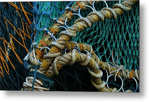 Tied Knot Metal Print featuring the photograph Tied Knots Composition by Robert Bociaga