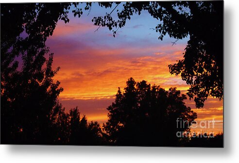 Sunset Metal Print featuring the photograph Utah Sunset by Steve Mitchell