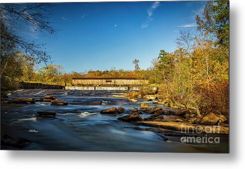 Bridges Metal Print featuring the photograph Watson Mill Covered Bridge by DB Hayes