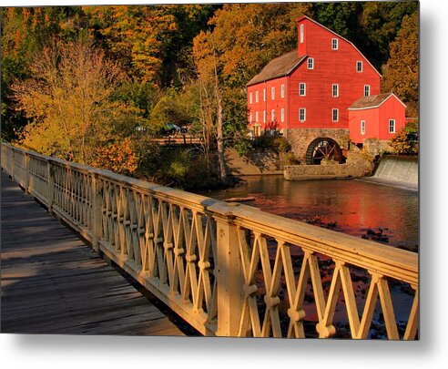 Red Mill Metal Print featuring the photograph Good Morning Red Mill #2 by Pat Abbott