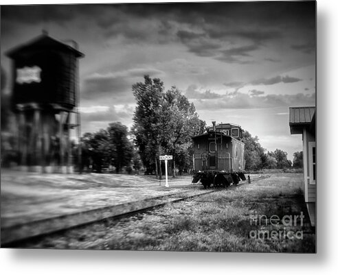 Kansas Metal Print featuring the photograph Caboose Retirement by Fred Lassmann