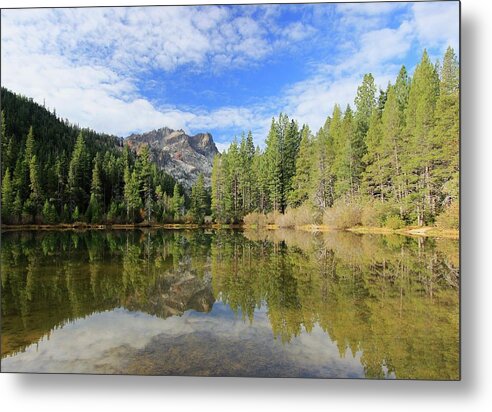 Sierra Nevada Metal Print featuring the photograph On Sand Pond by Sean Sarsfield