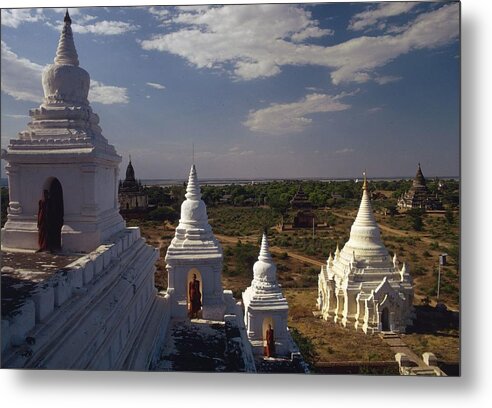 Southeast Asia Metal Print featuring the photograph White Pagoda #1 by Slim Aarons