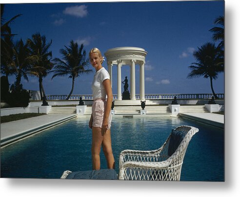 People Metal Print featuring the photograph C.z. Guest by Slim Aarons