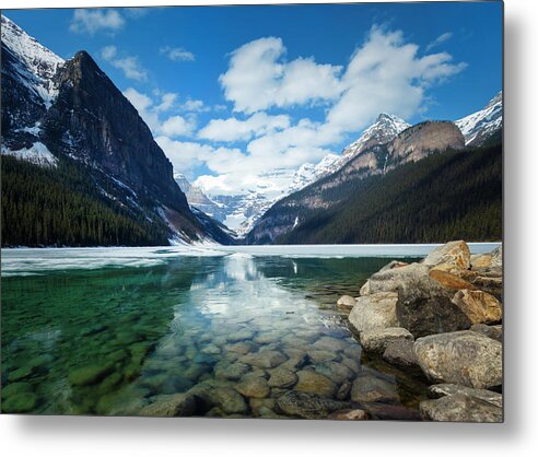 Canada Metal Print featuring the photograph Beautiful Lake Louise by Rick Deacon