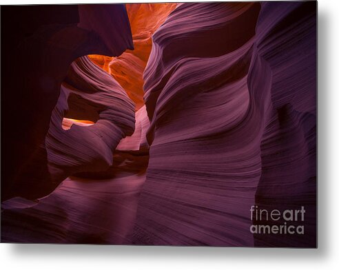 Slot Canyon Metal Print featuring the photograph Alluring Beauty by Marco Crupi