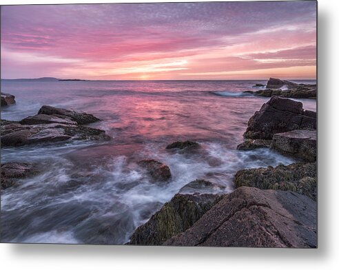 Maine Metal Print featuring the photograph A Splash of Orange by Jon Glaser