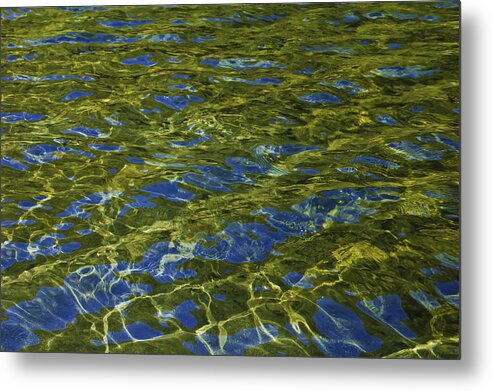 American River Metal Print featuring the photograph American River Abstract 2 by Sherri Meyer