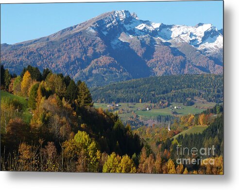 Austria Metal Print featuring the photograph Autumn in Austria by Phil Banks