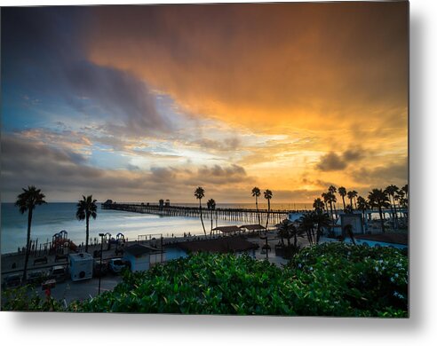 Beach Metal Print featuring the photograph Beautiful Southern California Sunset by Larry Marshall