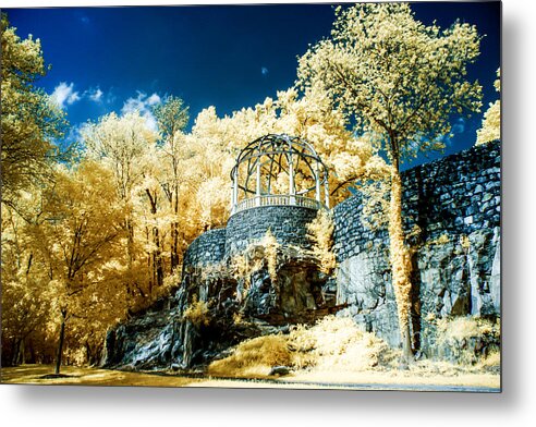 Brandywine Metal Print featuring the photograph Gazebo at the Zoo 2 by Stacey Granger