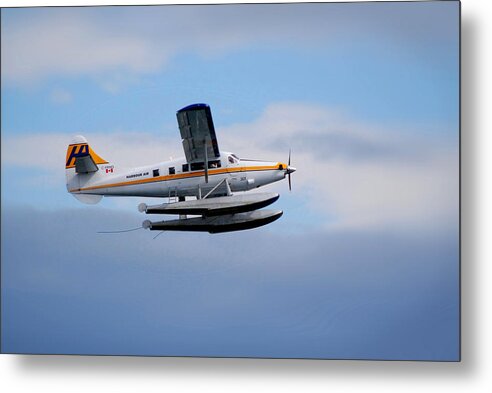 Aviation Metal Print featuring the photograph C-frno by Mark Alan Perry