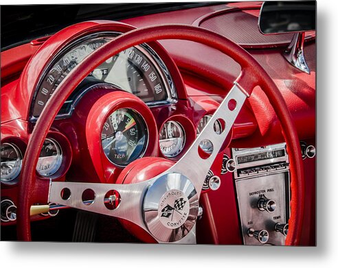 Bradley Clay Metal Print featuring the photograph Corvette Dash by Bradley Clay