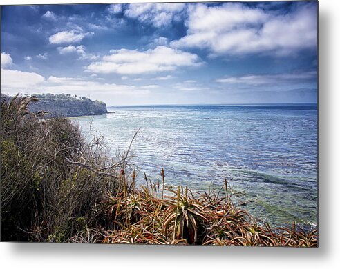 Ocean Metal Print featuring the photograph Curved Shoreline by Joseph Hollingsworth