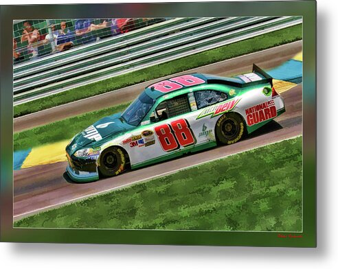 Dale Earnhardt Metal Print featuring the photograph Dale Earnhardt by Blake Richards
