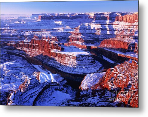 Utah Metal Print featuring the photograph Dead Horse Point at New Year Day by Benedict Heekwan Yang