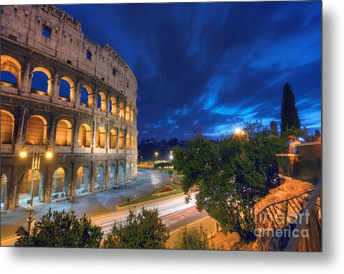 Blue Hour Metal Print featuring the photograph Eternal Blue Hour by Marco Crupi