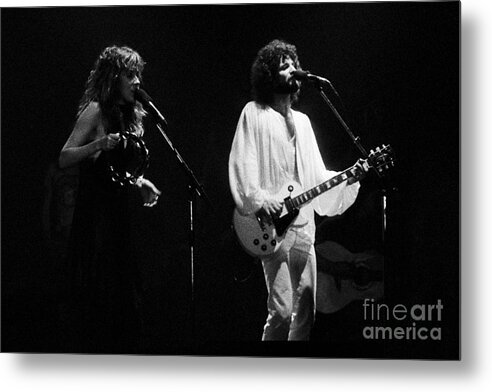 Fleetwood Mac Metal Print featuring the photograph Fleetwood Mac in Amsterdam 1977 by Casper Cammeraat