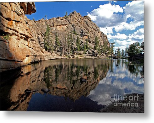 Nature Metal Print featuring the photograph Gem Lake by Tiffany Whisler