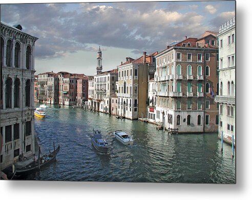 Grand Canal Metal Print featuring the digital art Grand Canal by Harold Shull