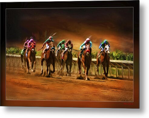 Horse Metal Print featuring the photograph Horse's 7 At The End by Blake Richards