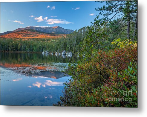 America Metal Print featuring the photograph Katahdin at Round Pond by Susan Cole Kelly