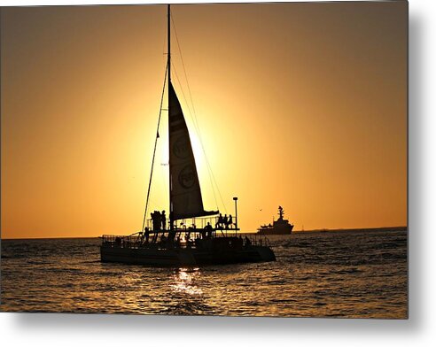 Key West Metal Print featuring the photograph Key West Sunset by Jo Sheehan