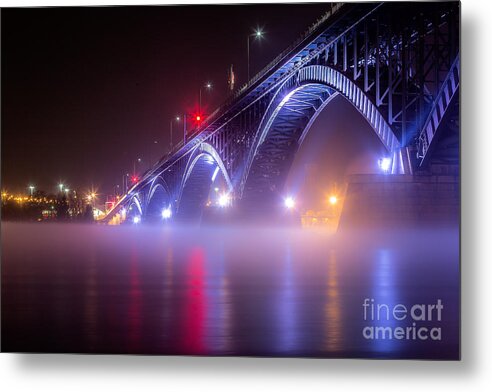 Peace Bridge Metal Print featuring the photograph Mystery by Chuck Alaimo