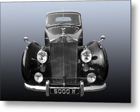 Rolls Royce Metal Print featuring the photograph Rolls by Bill Dutting