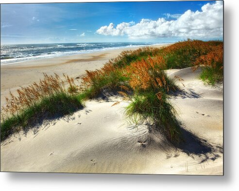North Carolina Metal Print featuring the photograph Seaside Serenity I - Outer Banks by Dan Carmichael