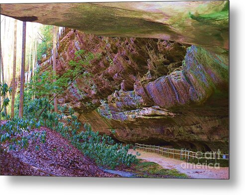 Caves Metal Print featuring the photograph The Cave by Stacie Siemsen