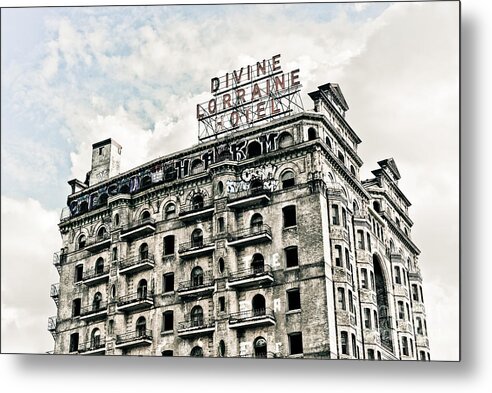 Divine Lorraine Metal Print featuring the photograph The Divine Lorraine by Stacey Granger