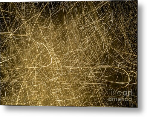 Abstract Metal Print featuring the photograph The Quality of Nothing 1 by Gerald Grow