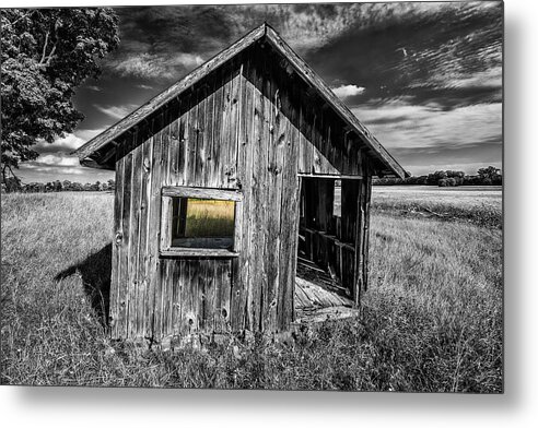 Old Worn Out Barn Metal Print featuring the photograph Transition by Kevin Cable