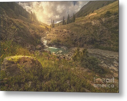 Turquoise Metal Print featuring the photograph Turquoise Pool by Tim Wemple