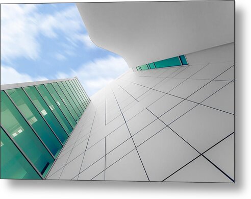 Architecture Metal Print featuring the photograph Skyward by Darko Ivancevic