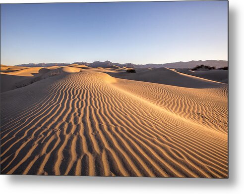 Horizontal Metal Print featuring the photograph Waves in the Distance II by Jon Glaser