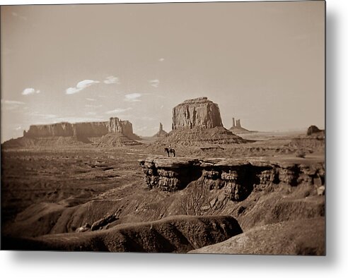 American Metal Print featuring the photograph West Oo4 by Matthew Pace