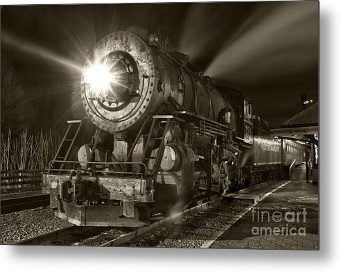 Steam Engine Metal Print featuring the photograph WMSR Engine 734 at the Frostburg Depot by Jeannette Hunt