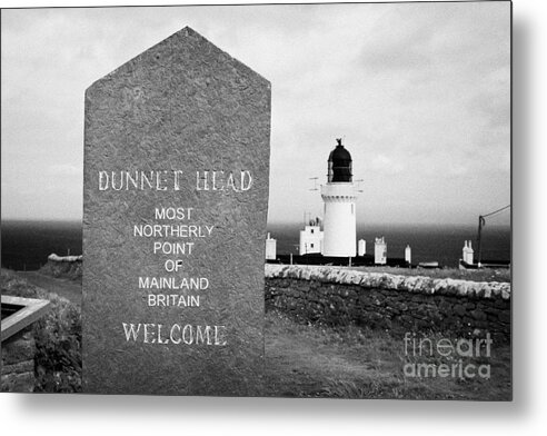 Dunnet Metal Print featuring the photograph Dunnet Head Most Northerly Point Of Mainland Britain Scotland Uk #1 by Joe Fox