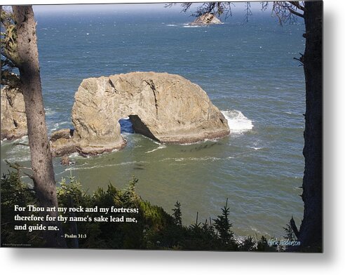 Northwest Inspirationals Metal Print featuring the photograph Arch Rock by Mick Anderson