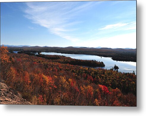 Low's Lake Metal Print featuring the photograph Fall on Low's Lake by Peter DeFina