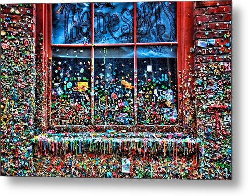 Seattle Metal Print featuring the photograph Gobs of Gum by Spencer McDonald