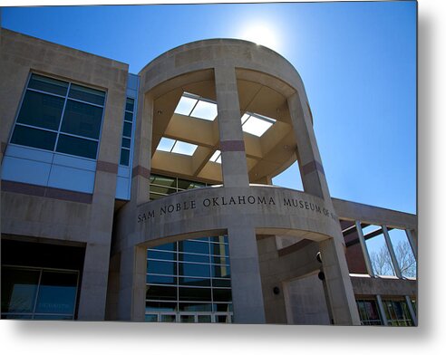 Architecture Metal Print featuring the photograph Sam Noble Museum of Natural History by Toni Hopper