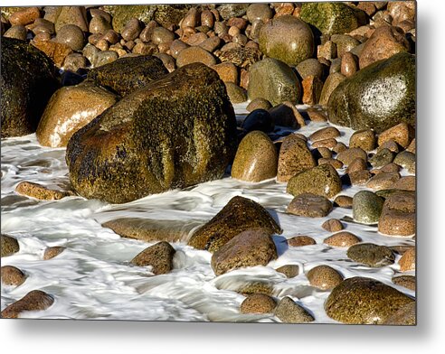 Monument Cove Metal Print featuring the photograph Stones by Sara Hudock