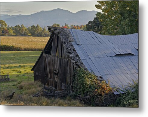 Yesterday Metal Print featuring the photograph Yesterday A Barn by Mick Anderson